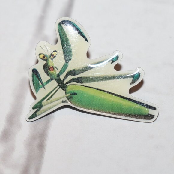 Dreamworks Jewelry - Kung Fu Panda Lapel Pin Mantis 1.75" tall